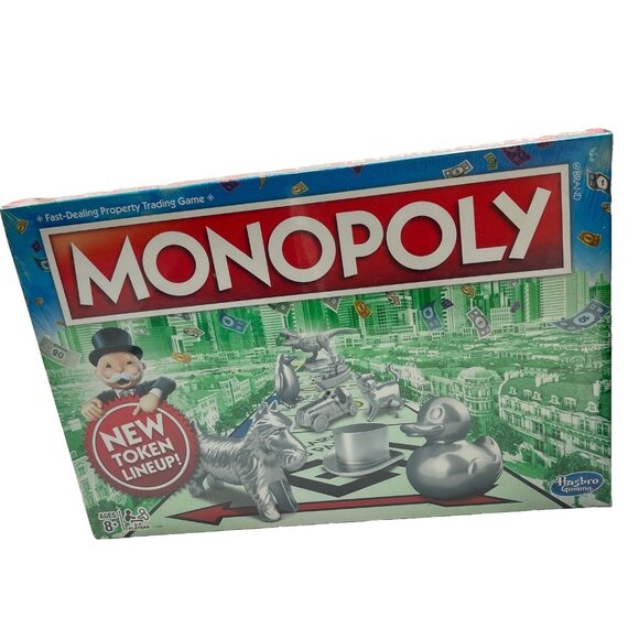 Hasbro Original Monopoly Classic Game Edition Family Traditional 8 Token New C96 - Picture 1 of 5